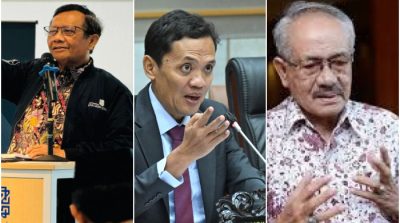 Mahfud MD, Habiburokhman, Amir Hamzah