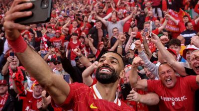 Mohamed Salah berswafoto