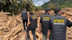 Olah TKP Jembatan Geroga 2