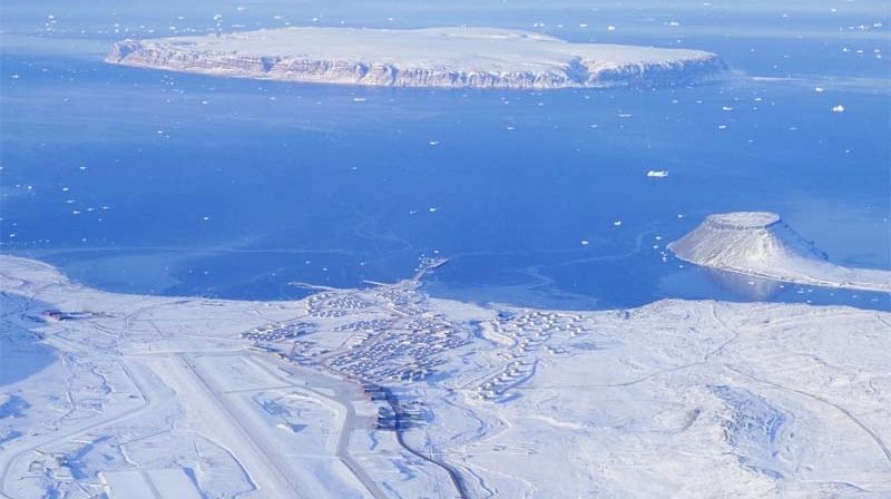 Wilayah Greenland di Arktik yang dinilai strategis bagi keamanan Amerika Utara dan NATO.
