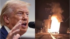 Rekaman video Departemen Perang AS memperlihatkan serangan udara terhadap markas ISIS di Sokoto, Nigeria Barat Laut, 26 Desember 2025.