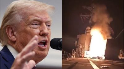 Rekaman video Departemen Perang AS memperlihatkan serangan udara terhadap markas ISIS di Sokoto, Nigeria Barat Laut, 26 Desember 2025.