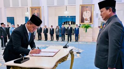 Presiden Prabowo Subianto melantik anggota Dewan Energi Nasional di Istana Negara Jakarta, 28 Januari 2026.