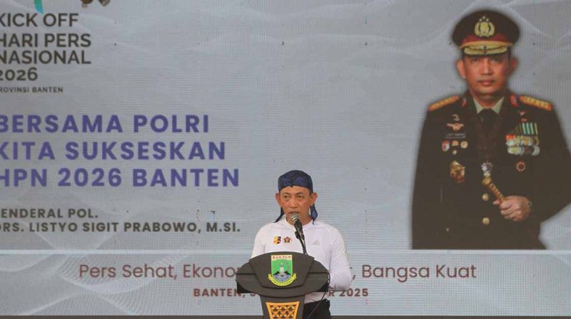 Kapolri Hadiri Acara Kick Off HPN, Pastikan Polri Dukung Kemerdekaan Pers dan Keamanan Wartawan