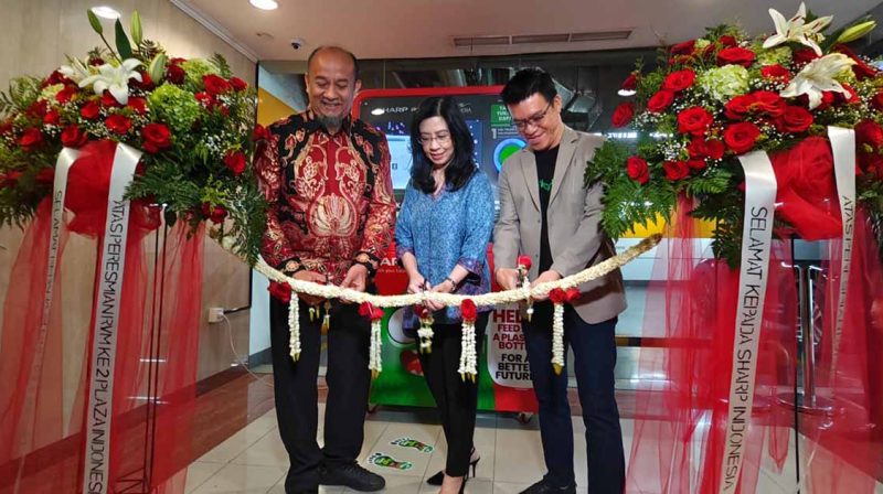 Peresmian Mesin RVM di Plaza Indonesia